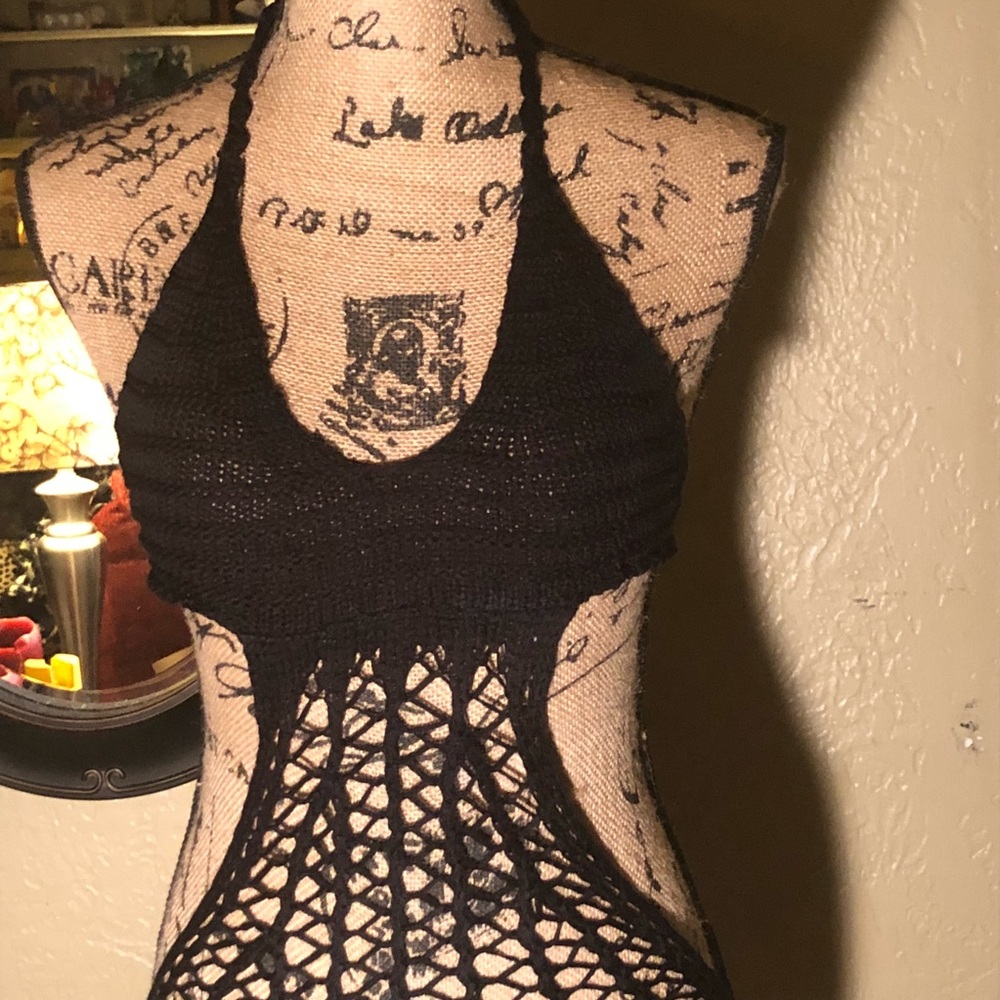 Crochet Monokini Swim Cover - Picture 2 of 6